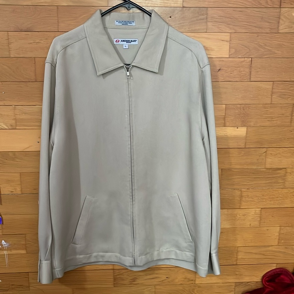 Vintage khaki jacket Anchor Blue